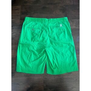 Royal Awesome Golf‎ Shorts Mens 36 Bright Green Embroidered Logo Chino preppy
